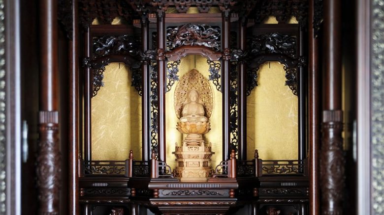 h3-1 仏壇内での仏像の配置